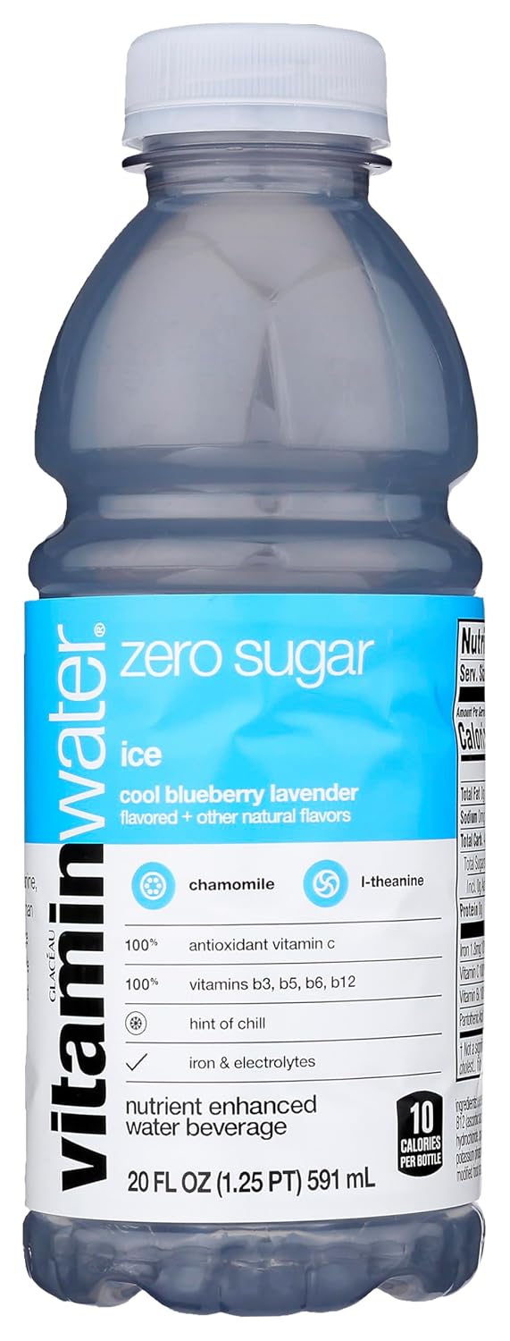 vitaminwater Power-C Dragonfruit Water Beverage, 16.9 fl oz, 6 pack | Bottled, nutrient-enhanced flavored water drink with 90 calories per bottle, antioxidants, and vitamins