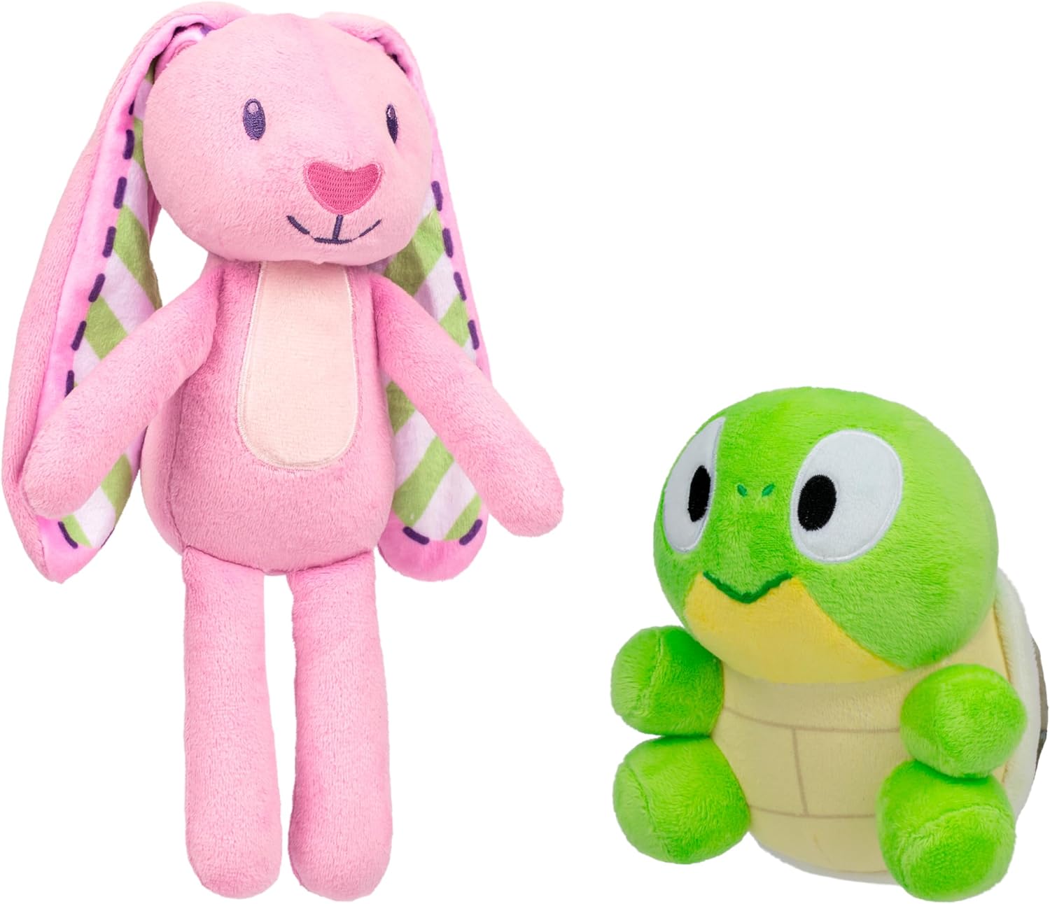 Bingo & Bluey Plush Toys 2-Pack, Soft Deluxe Fabric, Embroidered