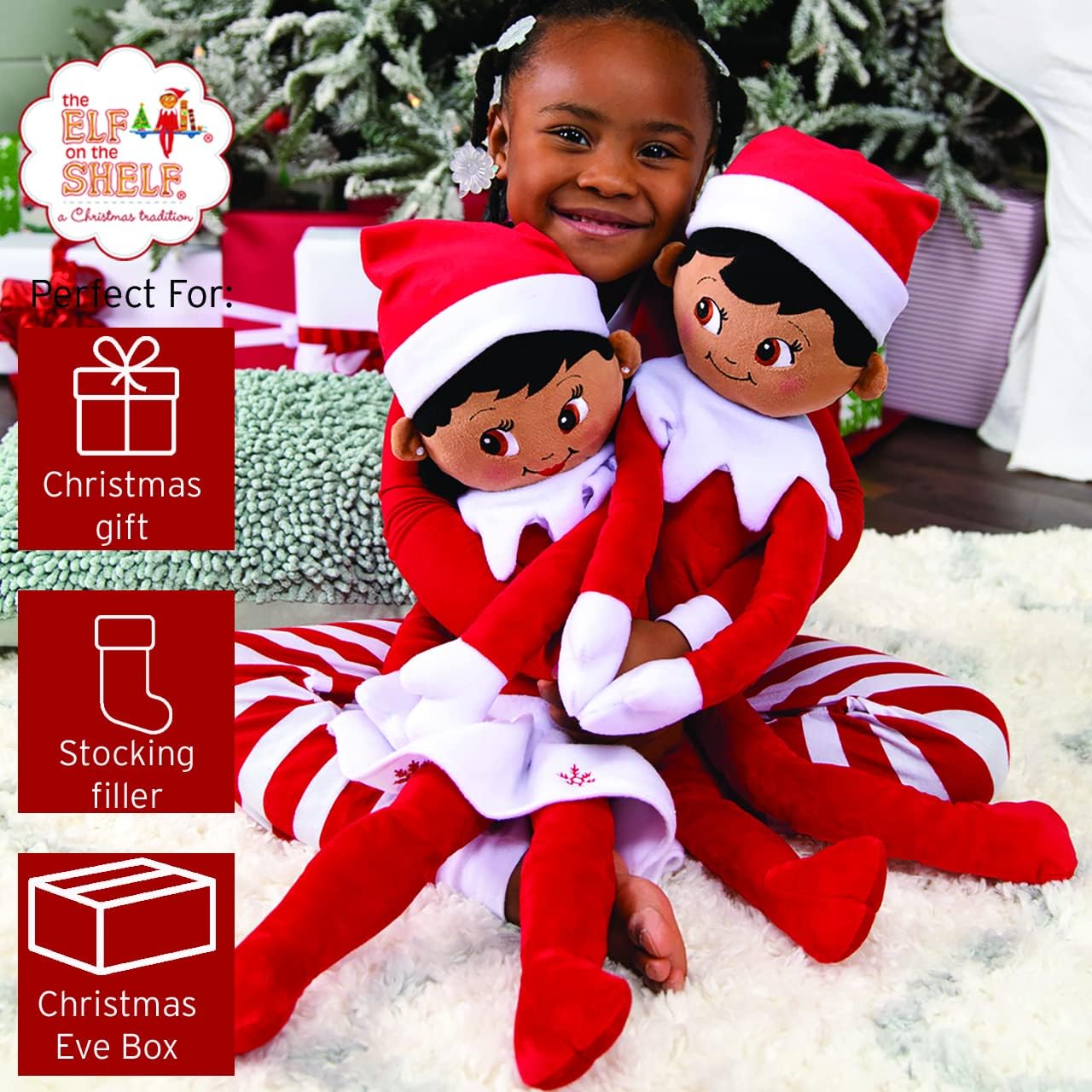 The Elf on the Shelf Plushee Pals 27-Inch Girl Scout Elf Plush Blue Eyes