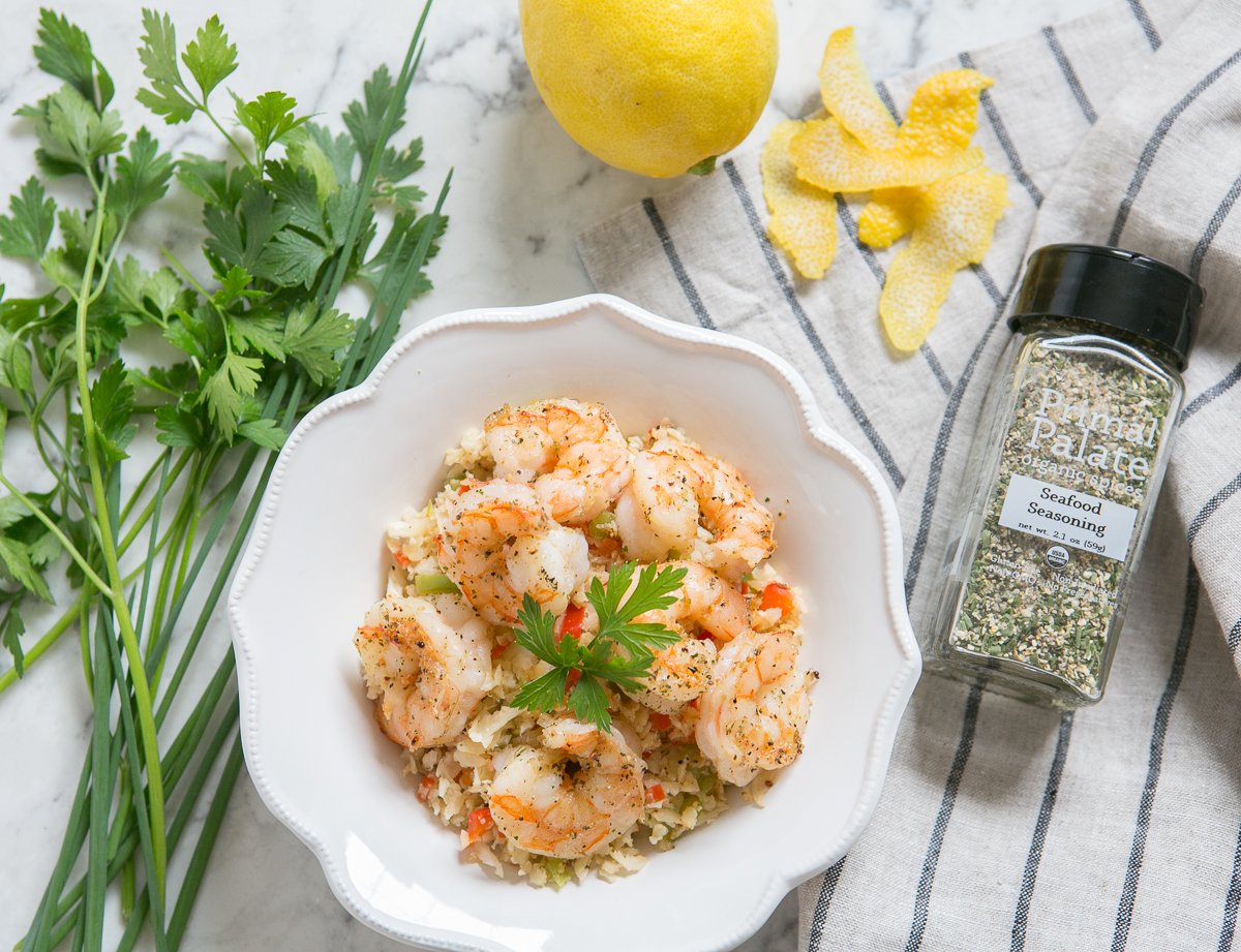 Primal Palate Organic Spices Seafood Seasoning, Certified Organic, 2.1 oz Bottle