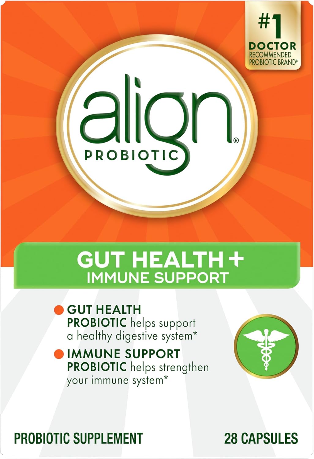 Align Probiotic, Gut Health + Immune Support Probiotic, Probiotics for Women and Men, Probiotics for Digestive Health and Immune Health