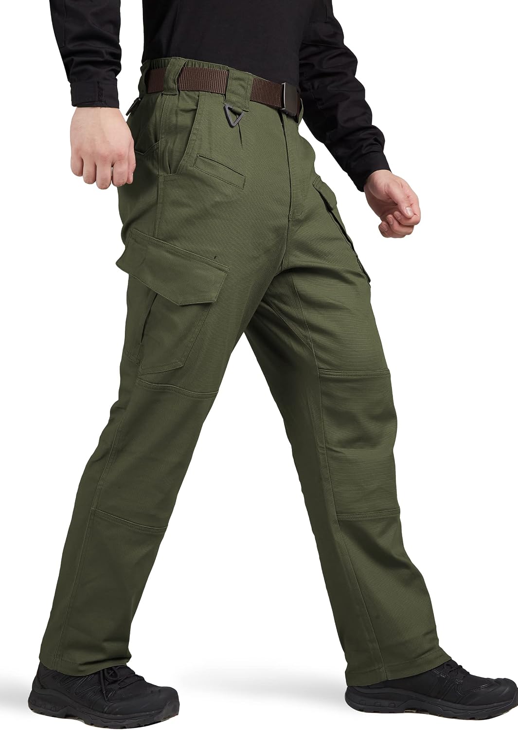 LABEYZON Men's Casual Cargo Work Pants Outdoor Lightweight Military Tactcial Pants for Men with 9 Pockets