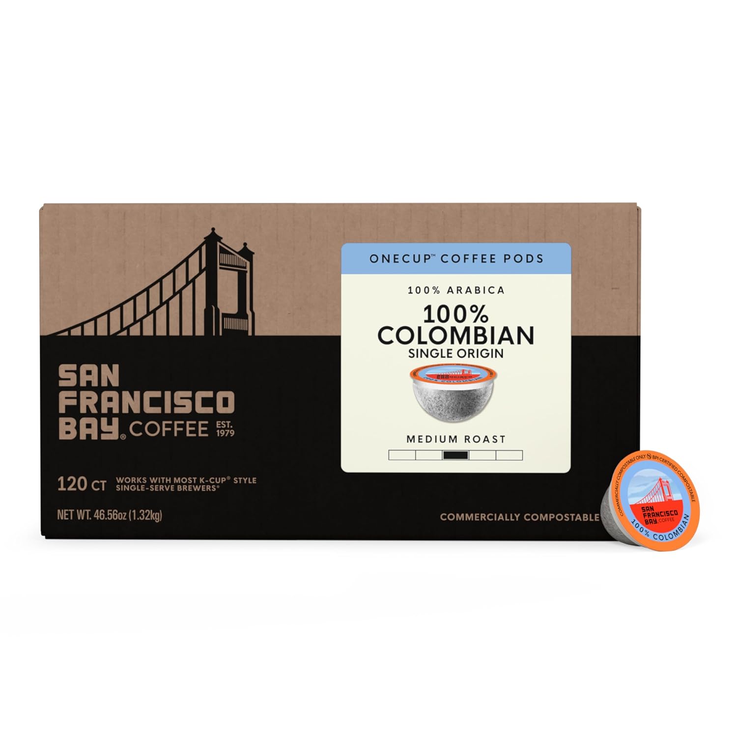 San Francisco Bay French Roast K-Cup Compatible Coffee Pods, 36 ct