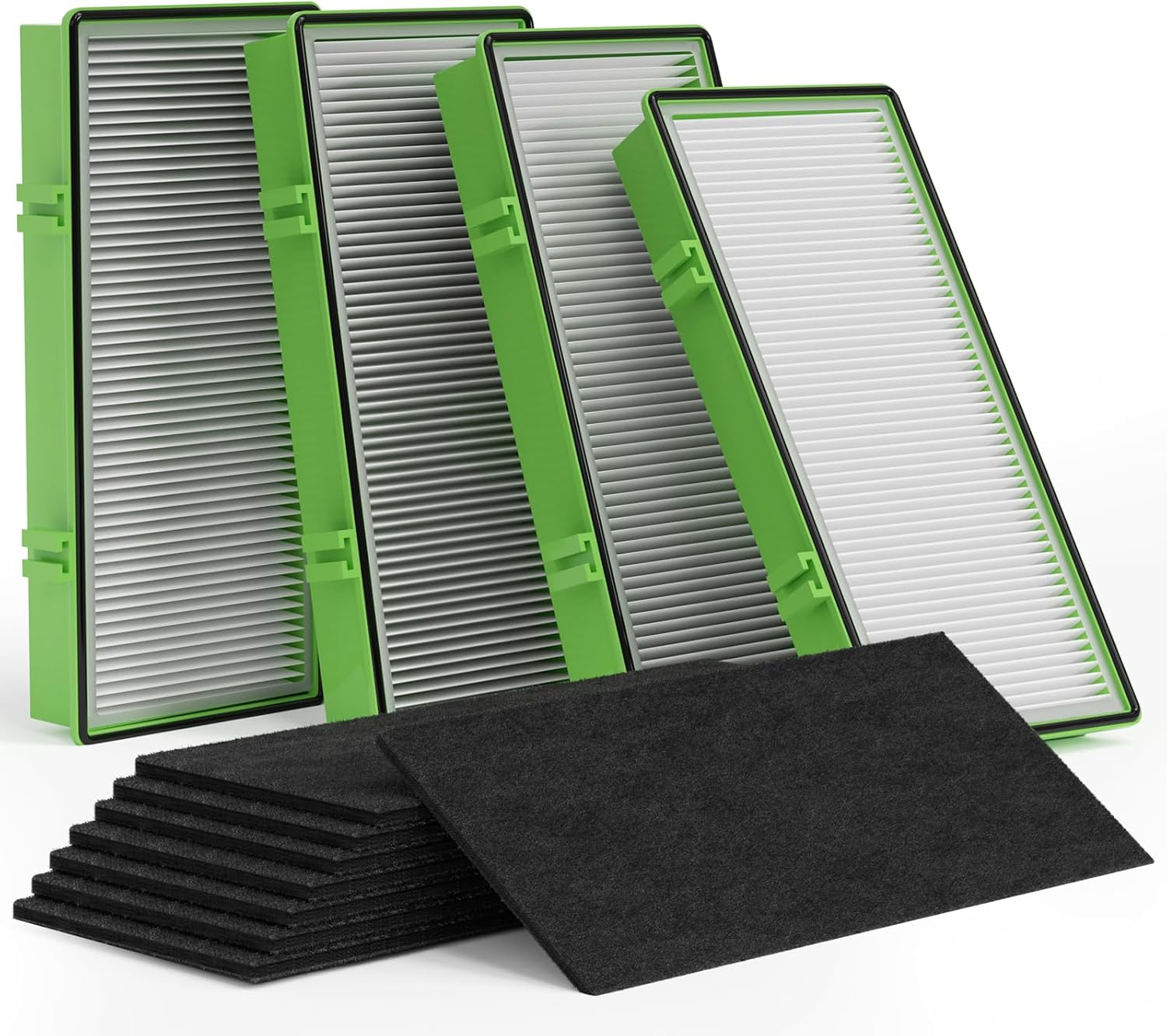 Leemone Aer1 Filter Replacement for Holmes/Bionaire Air Purifier, Blue 2+4