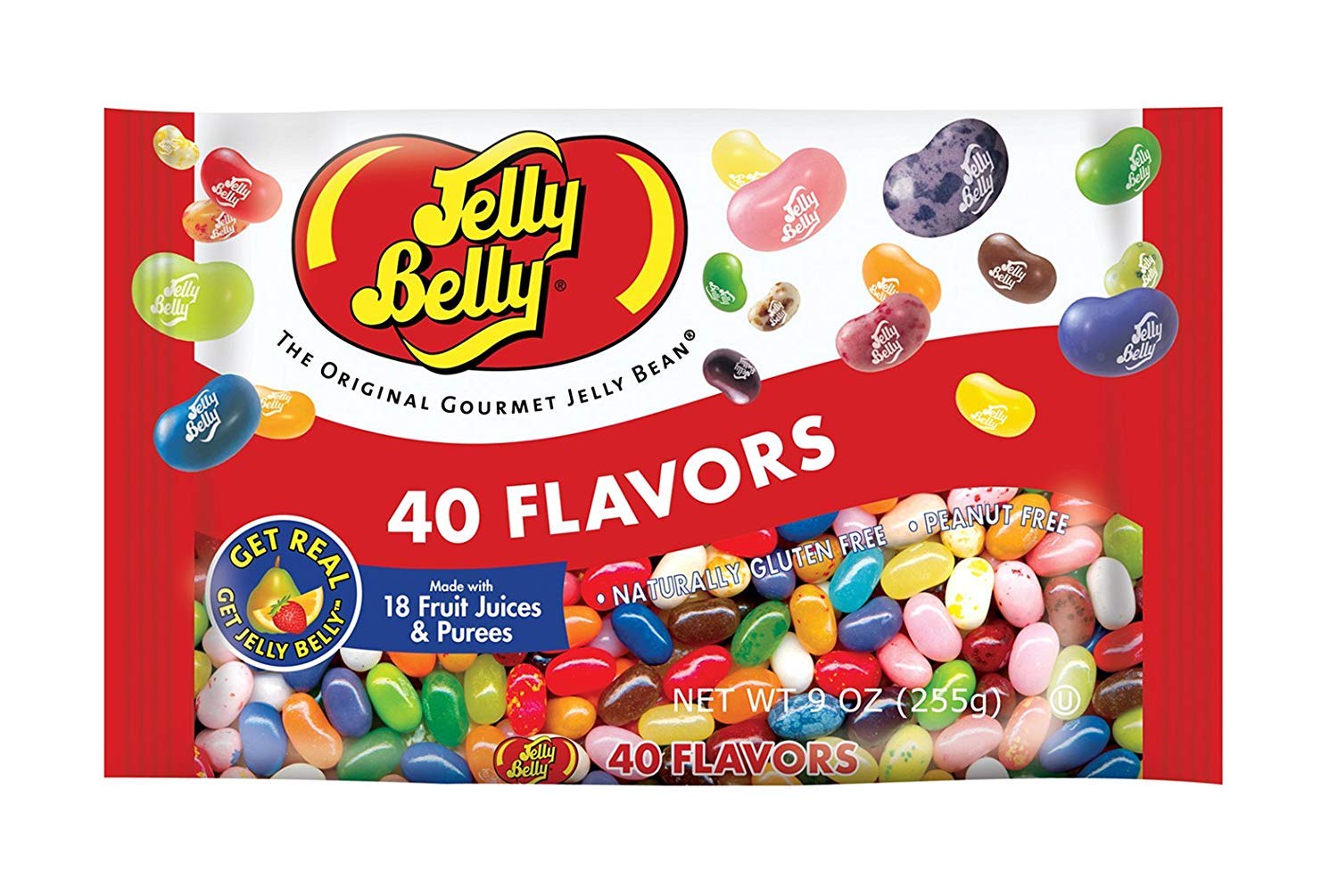 Jelly Belly Jelly Beans, 20 Flavors, .35-oz Trial Size Packs, 80 Count