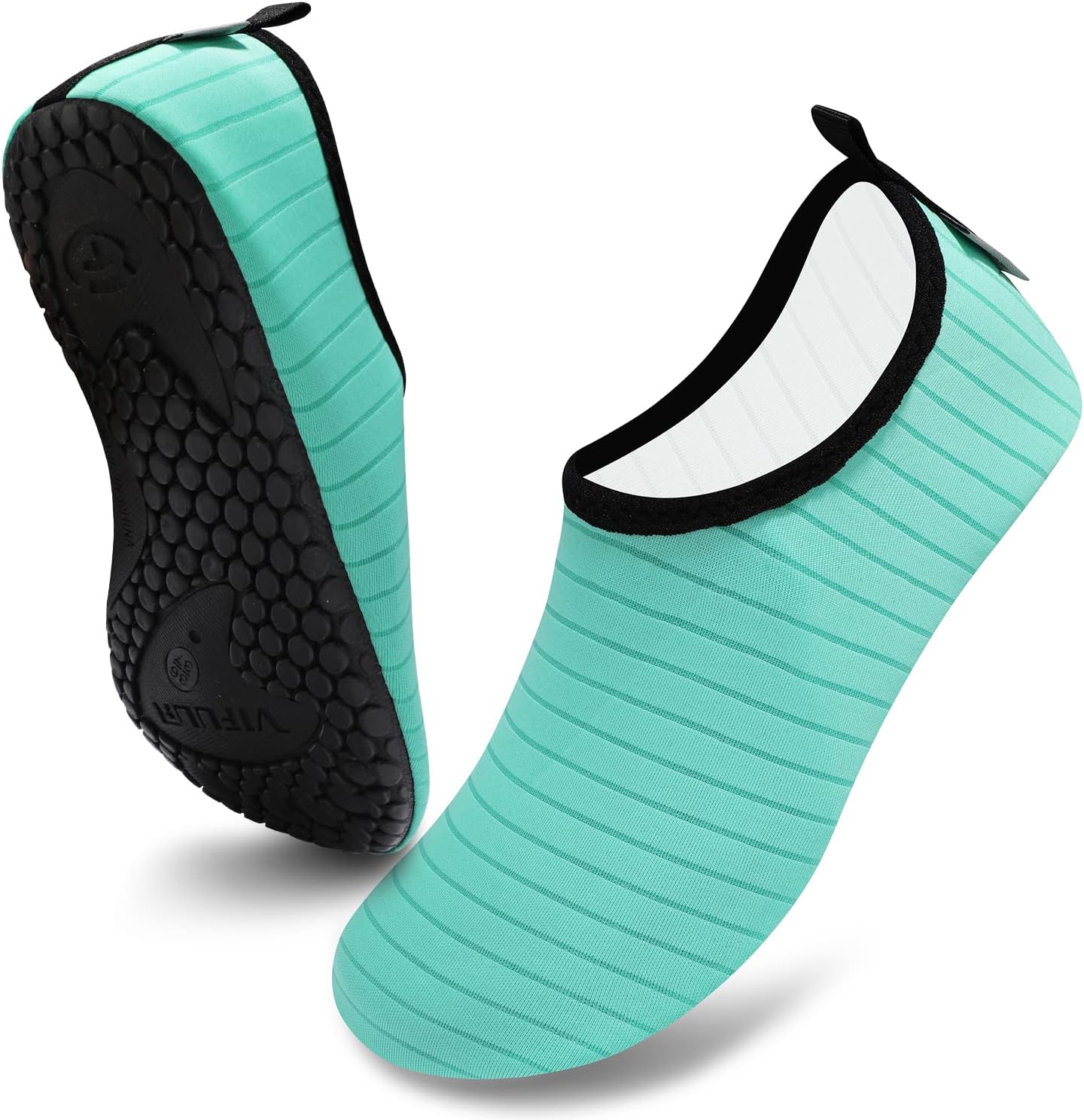 VIFUUR Water Shoes for Men Women Barefoot Quick Dry Aqua Socks Slip On | Lightweight, Breathable Upper, Flexible Sole, Drainage Design, Easy Slip-On Fit for Water Activities