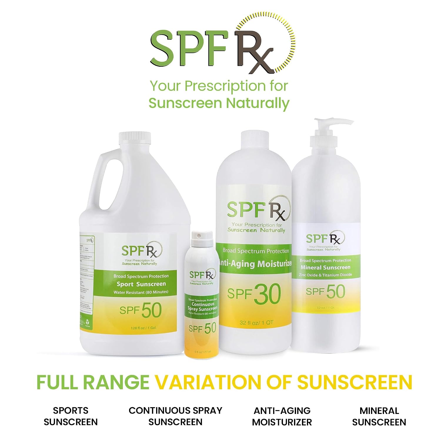 SPF 30 Sport Lotion- Water Resistant Sunscreen Broad Spectrum UVA & UVB Protection Non Greasy Residue Sunscreen Bulk, 1 Gallon