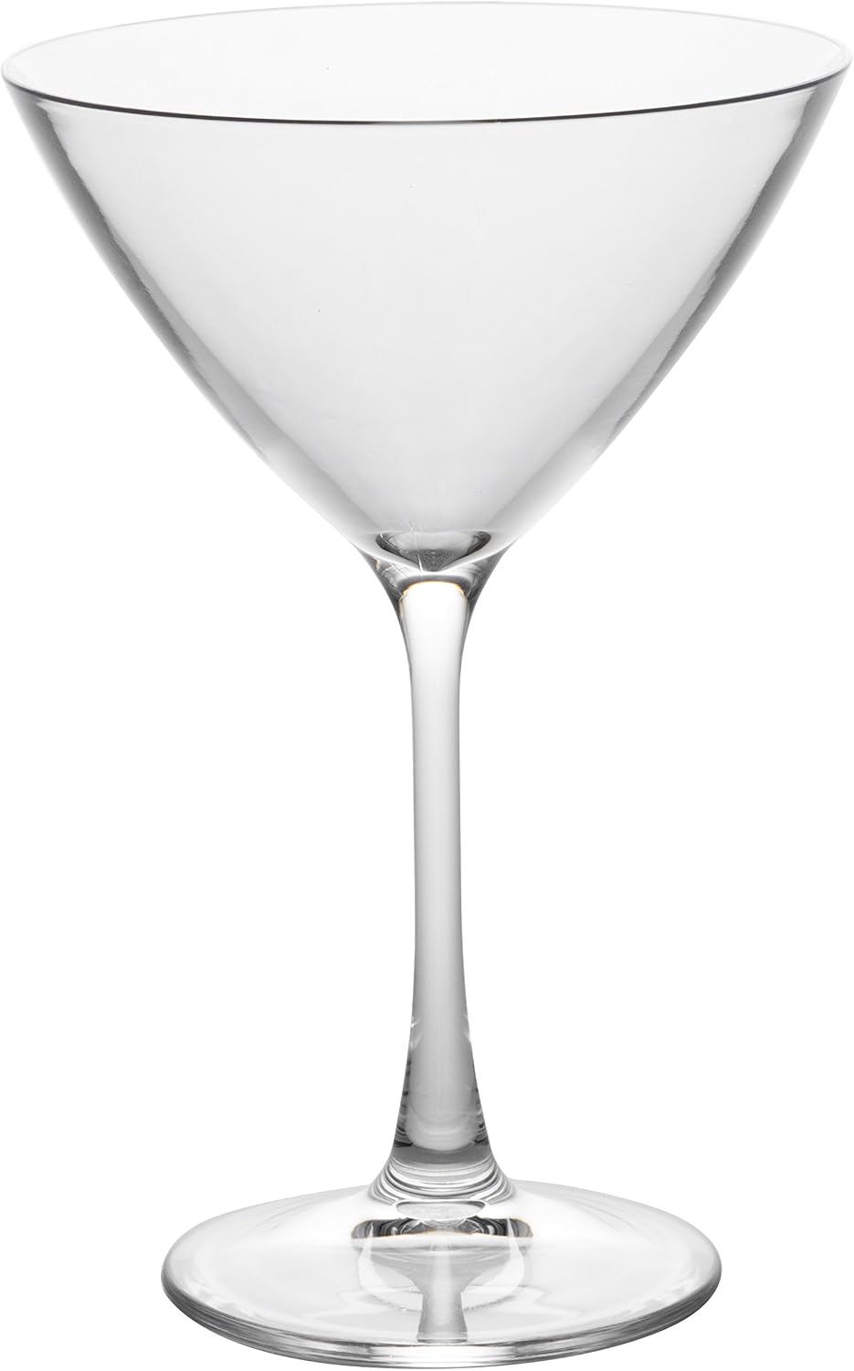 D'Eco 100% Tritan 9 oz Martini Glasses, Shatterproof Glassware, 4 Pack | Reusable