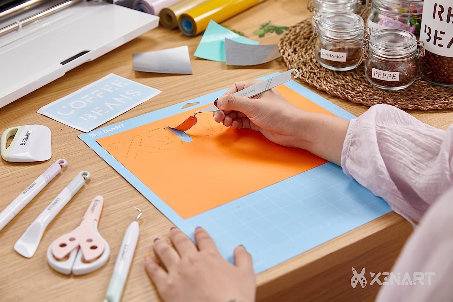 Xinart Cutting Mats for Cricut Maker 3,Maker,Explore 3,Air 2,12x24 inch Variety Replacement Cut Mat Compitable with Cricut Machines 3 Mats