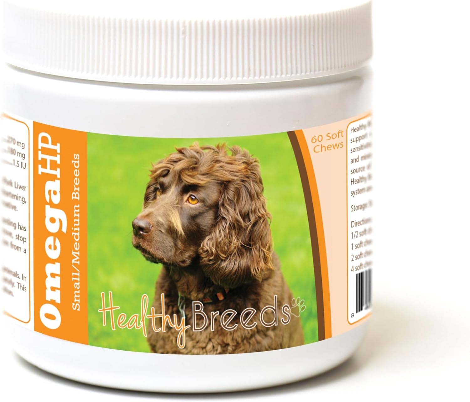 Healthy Breeds Siberian Husky Omega HP Fatty Acid Skin and Coat Support Soft Chews 60 Count