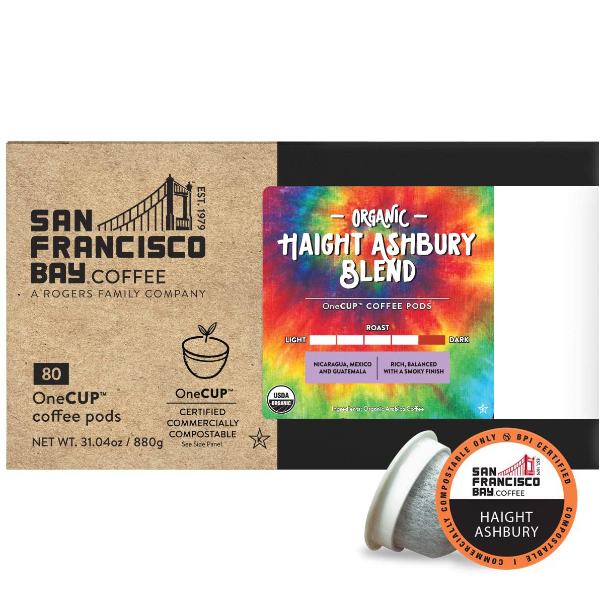San Francisco Bay French Roast K-Cup Compatible Coffee Pods, 36 ct