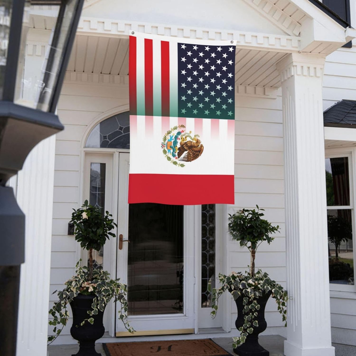 Nicaragua Nicaraguan And American Flag America USA 3x5 Ft Indoor Outdoor Decor Banner National Flags for Garden Yard Car Outside Decoration