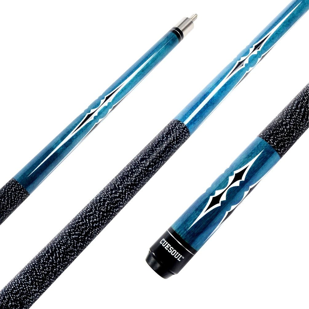 CUESOUL 19oz Pool Cue Sticks with Hard Pool Cue Case