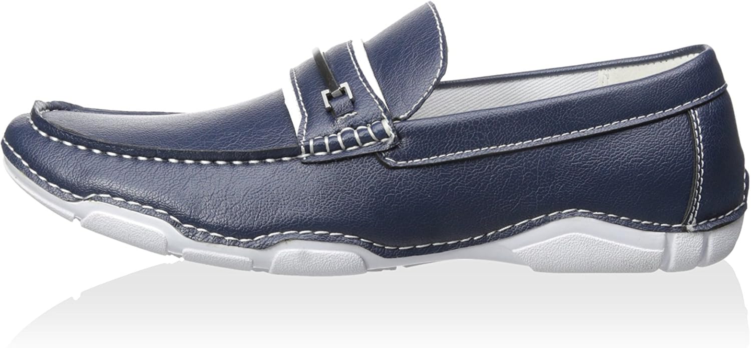 Kenneth Cole Reaction Men's Vic-Tour-Y Casual Slip-On, Blue, 8.5 M US