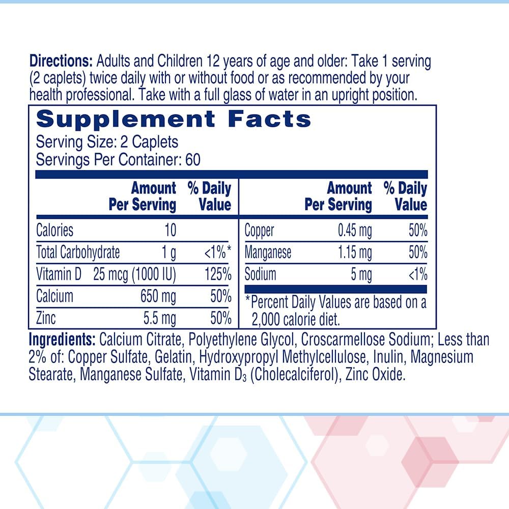 Citracal Maximum Plus Calcium Supplement - Calcium Citrate with Vitamin D3, Zinc, & Essential Minerals for Bone Health Support, Ages 12+