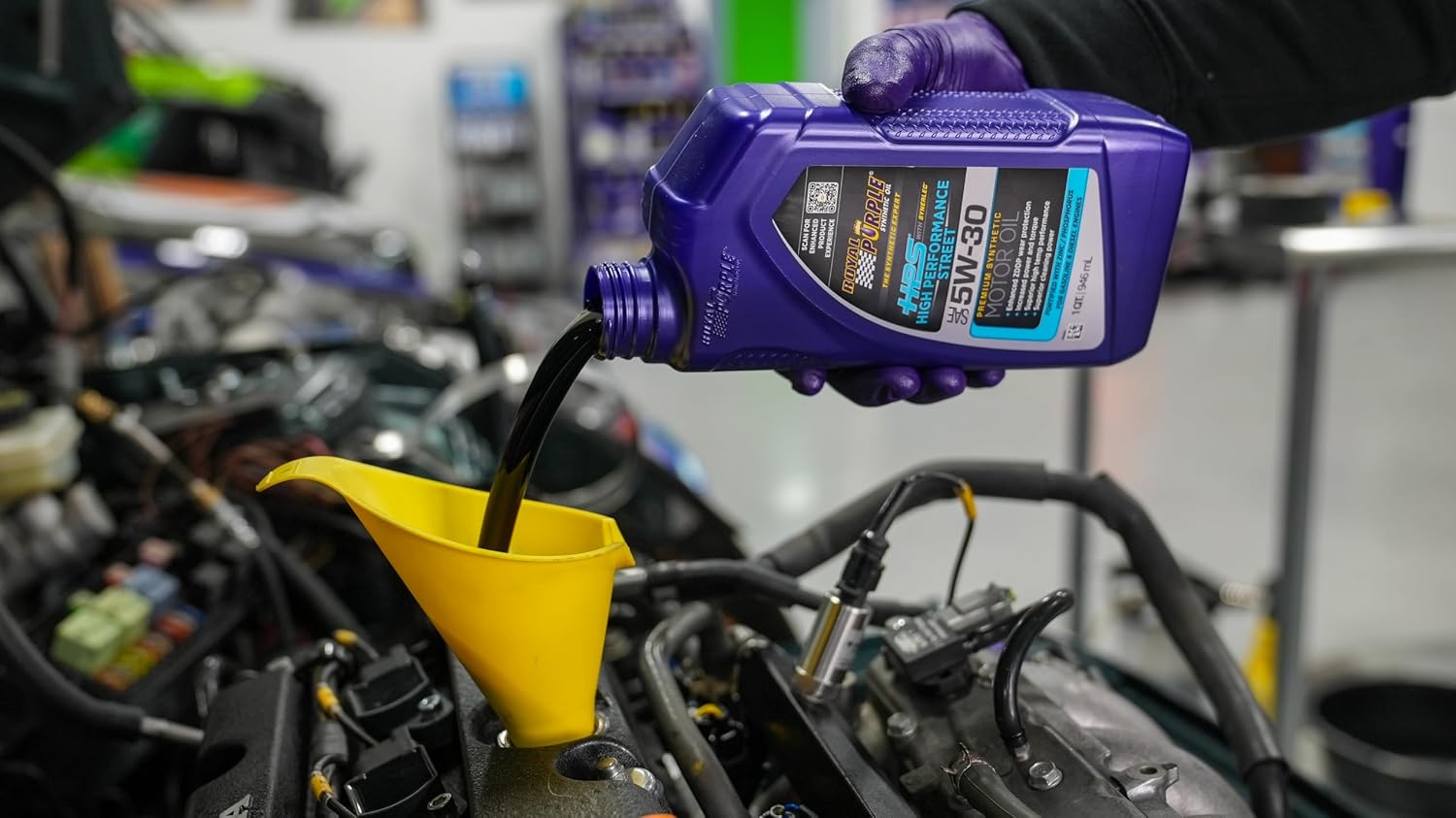 Royal Purple (36250-6PK HPS 20W-50 Synthetic Motor Oil with Synerlec Additive Technology - 1 Quart, (Case of 6)