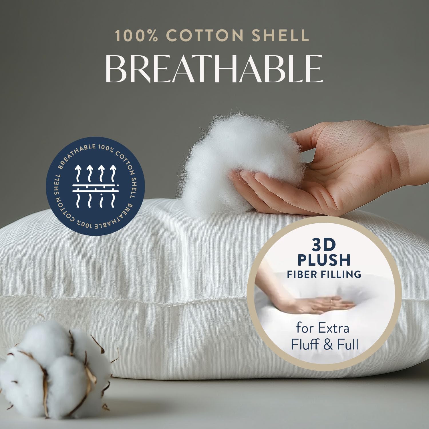 Digital Decor U-Shaped Body Pillow
