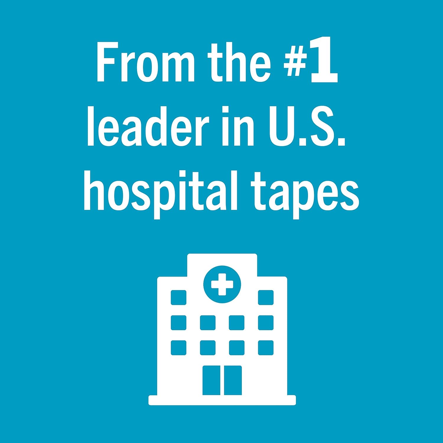 Nexcare Absolute Waterproof First Aid Tape, from The #1 Leader in U.S. Hospital Tapes, Stays on During Sports, Seals Out Water, Dirt and Germs, 1-Inch x 5-Yard Roll