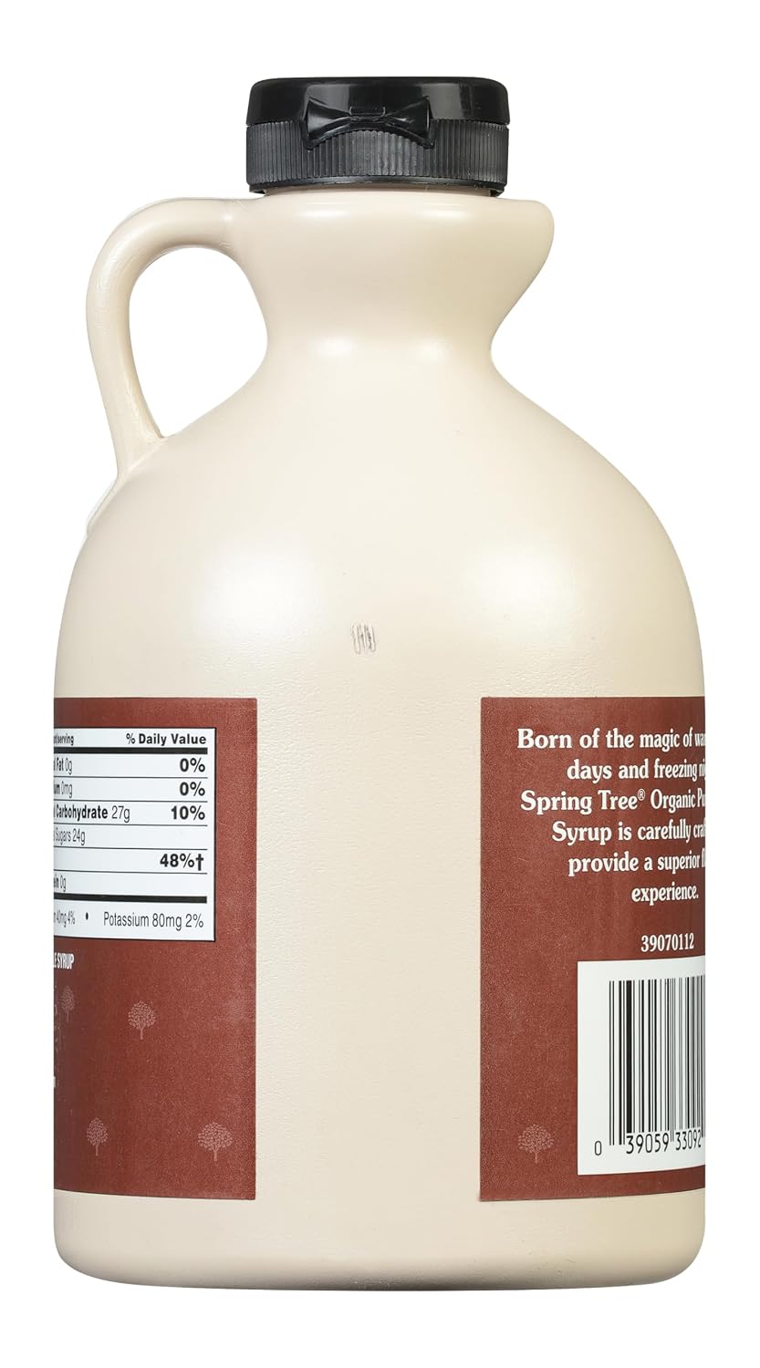 Spring Tree 100% Pure Organic Maple Syrup, 32 Ounce
