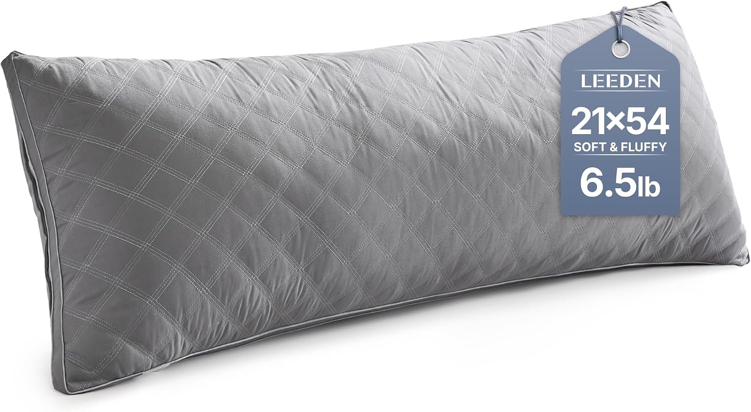 Leeden Body Pillow Insert 20 x 54 for Side Sleepers White Support