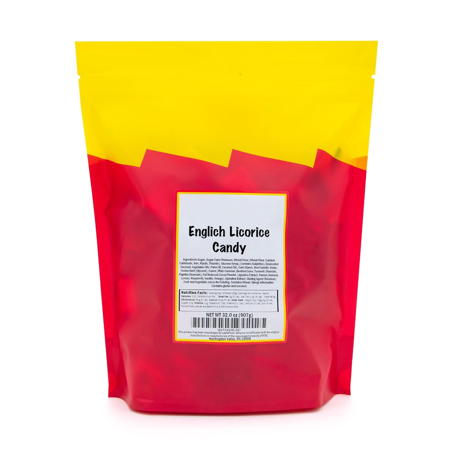 English Licorice Candy, Allsorts Licorice Mix, 2 Lb Bag