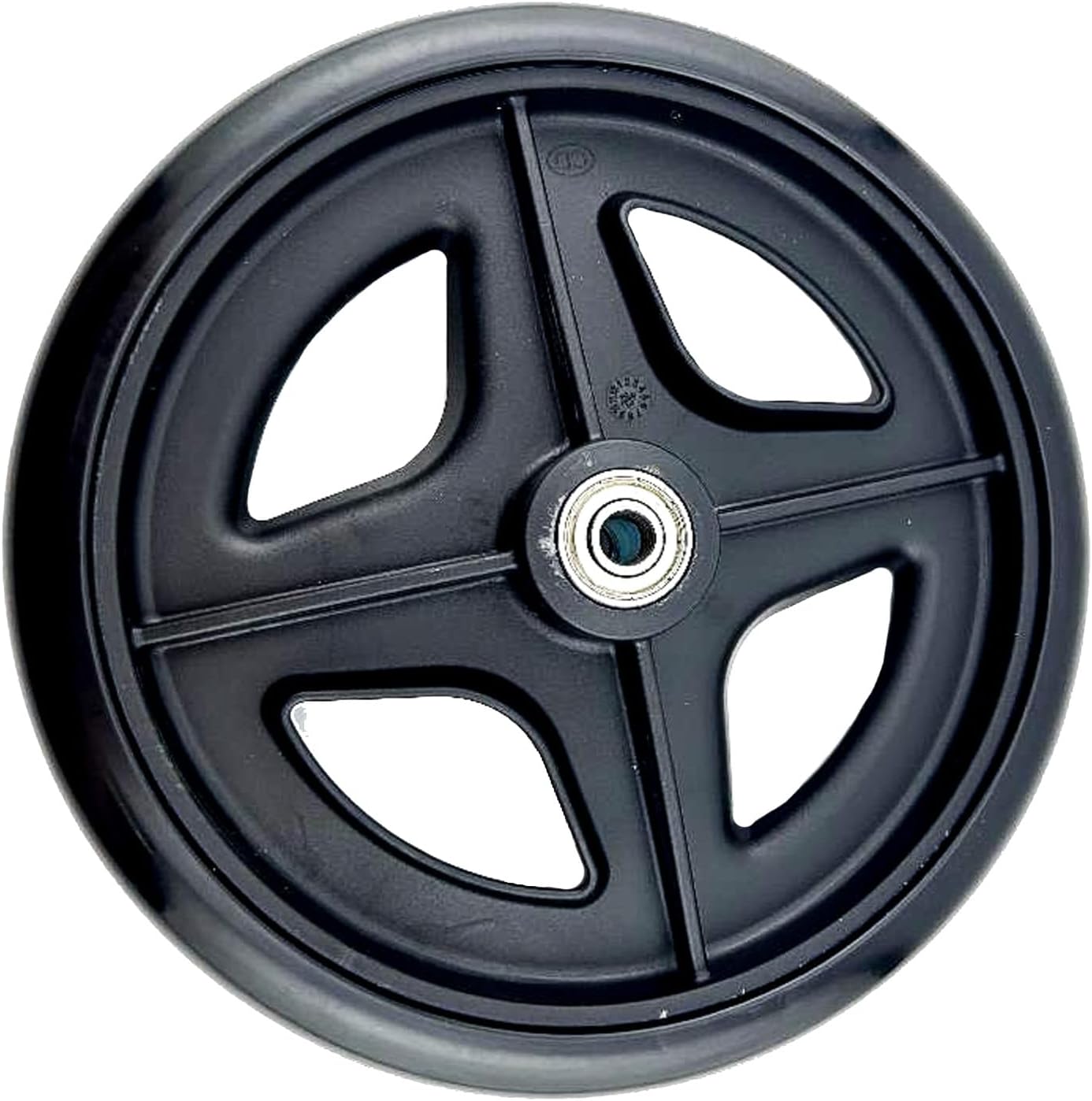 AlveyTech 7" Rear Wheel for Drive Medical Rollator - Replacement Wheels fit Drive Aluminum (728-R728), for 4-Wheel Walker, Rolling Walkers