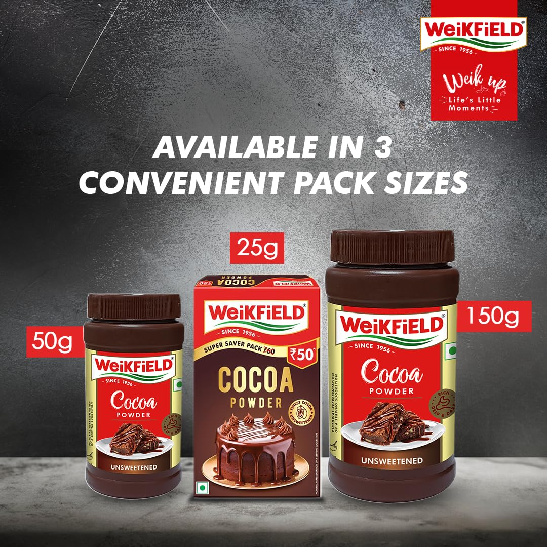 WeiKFiELD Cocoa Powder, 150g