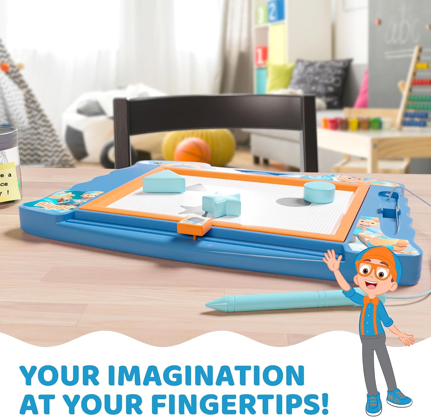 Lollipop PAW Patrol Magnetic Drawing Board with Stylus and 3 Stamps, for Girls or Boys (Pink)…
