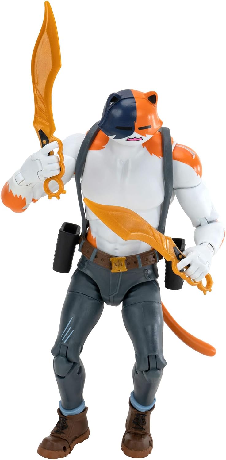 Fortnite Legendary Series Brawlers, 1 Figure Pack - 7 Inch Meowscles Action Figure, Plus Accessories