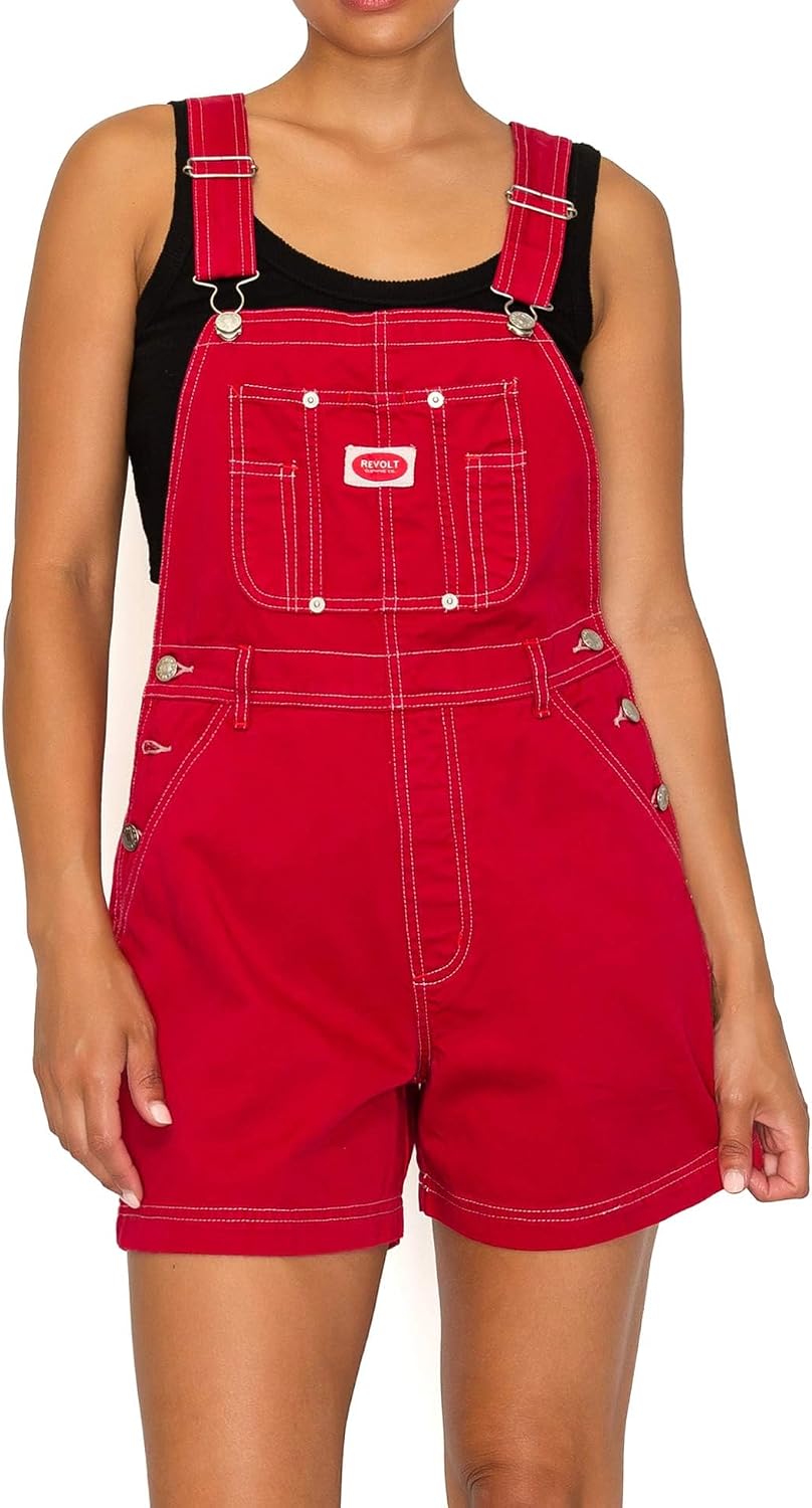 Chill Out Shortalls – Pink Ice