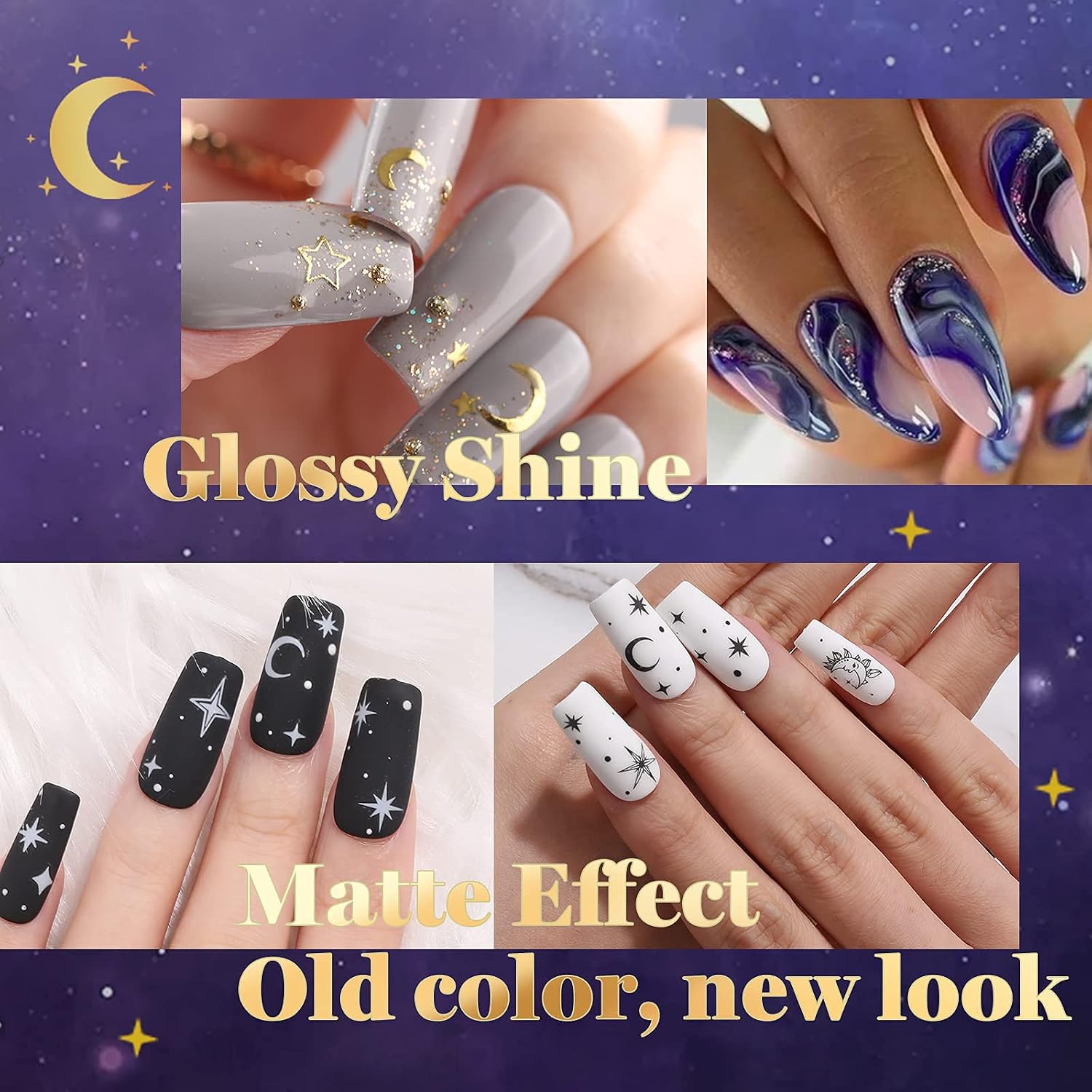 Beetles Gel Nail Polish Set with Base Glossy Matte Top Coat Macaron Gel
