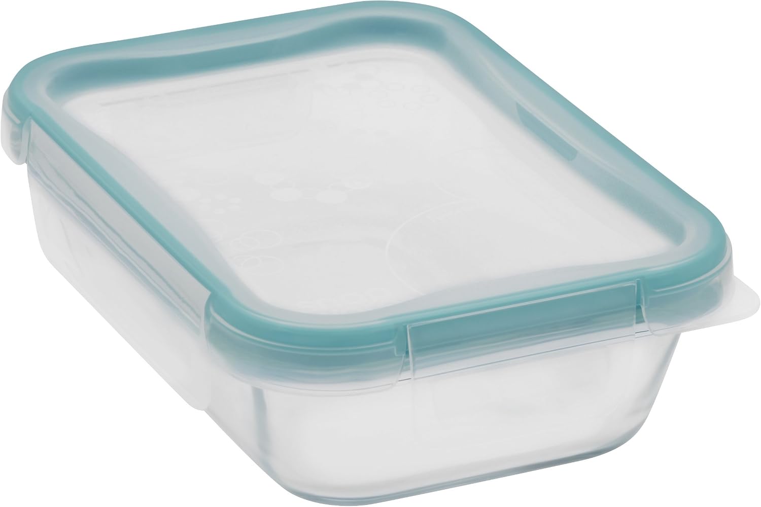 Snapware Snapware 6cup total solution rectangle food storage container glass, 9.3 Ounce (1112403) | Snapware glass container, 6‑cup size, BPA‑free lid, 4 locking tabs, microwave safe, freezer safe, dishwasher safe, 1112403