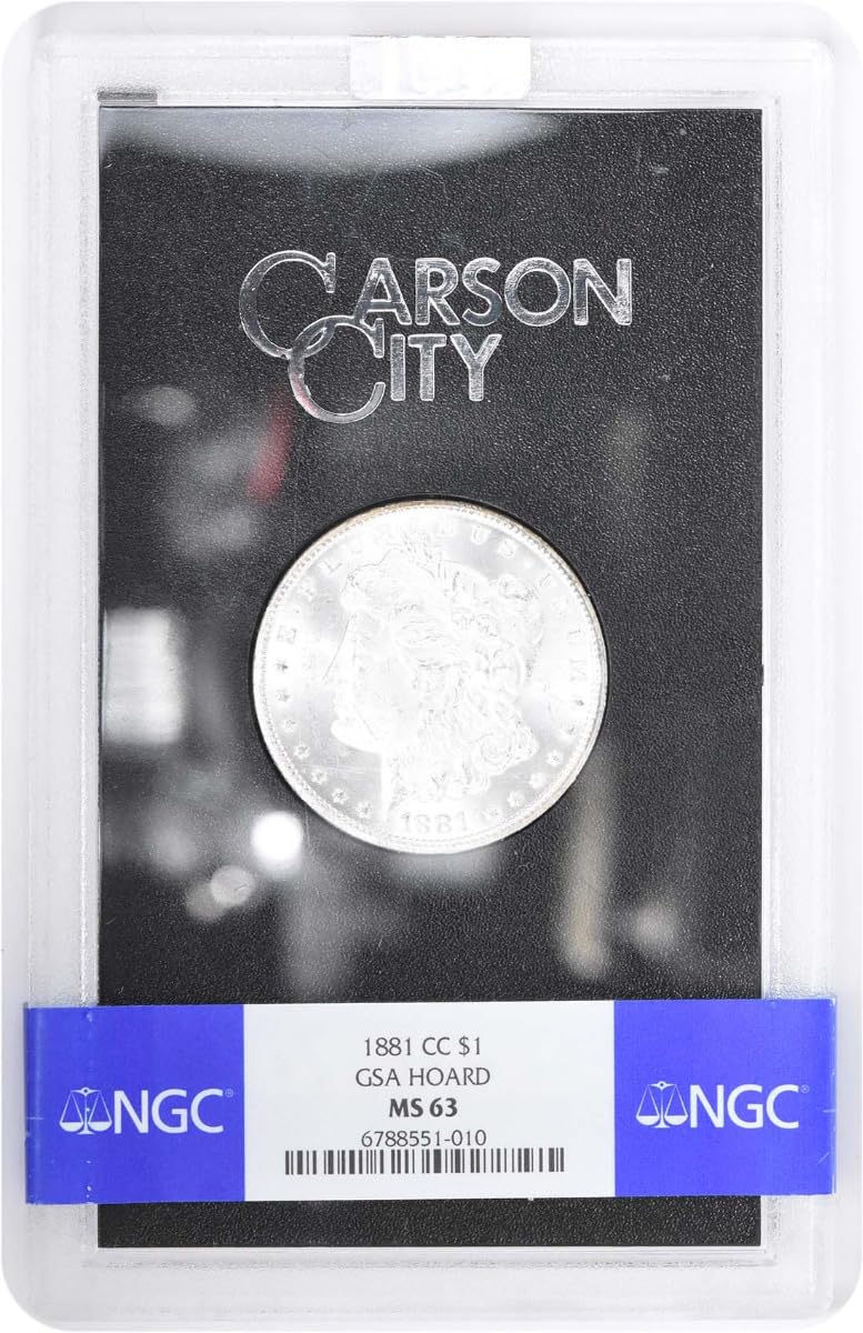 1881 CC Morgan GSA Dollar NGC MS63