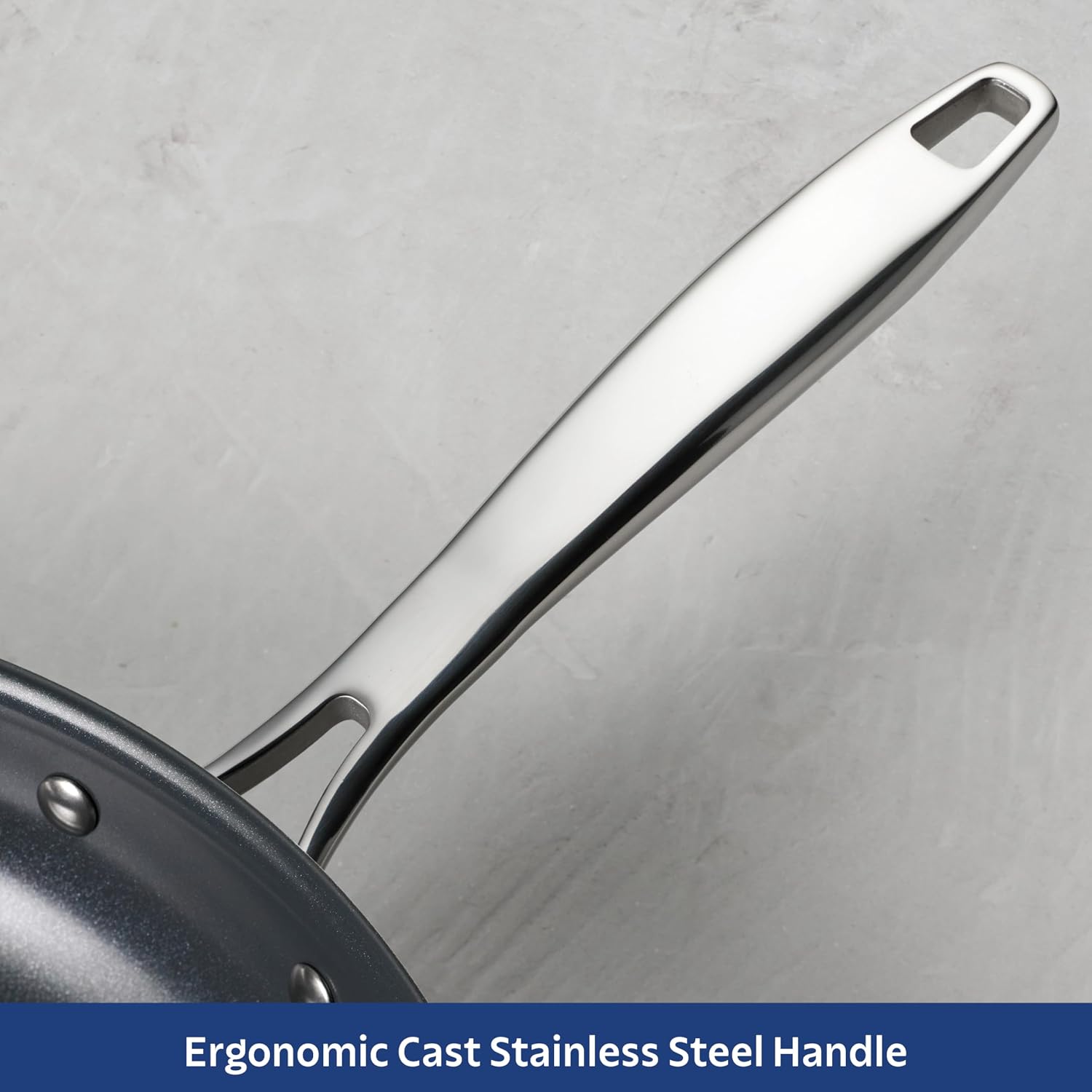 Tramontina Signature Tri-Ply Clad Stainless Steel 12-Inch Large Frying Pan | Induction-Ready Skillet, Dishwasher-Safe, NSF-Certified
