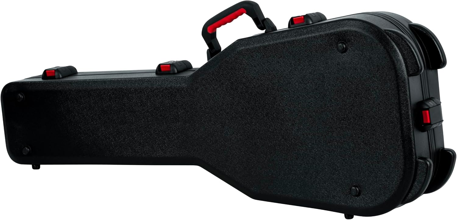 Gator Cases Molded Flight Case For SG Style Double Cut Away Guitars With TSA Approved Locking Latch, (GTSA-GTRSG)