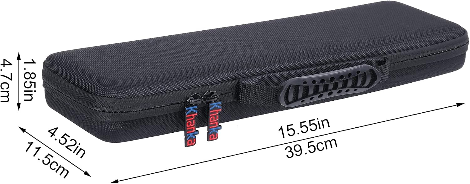 khanka Hard Carrying Case Replacement for AKAI Professional LPK25 - USB MIDI Keyboard Controller, Case Only