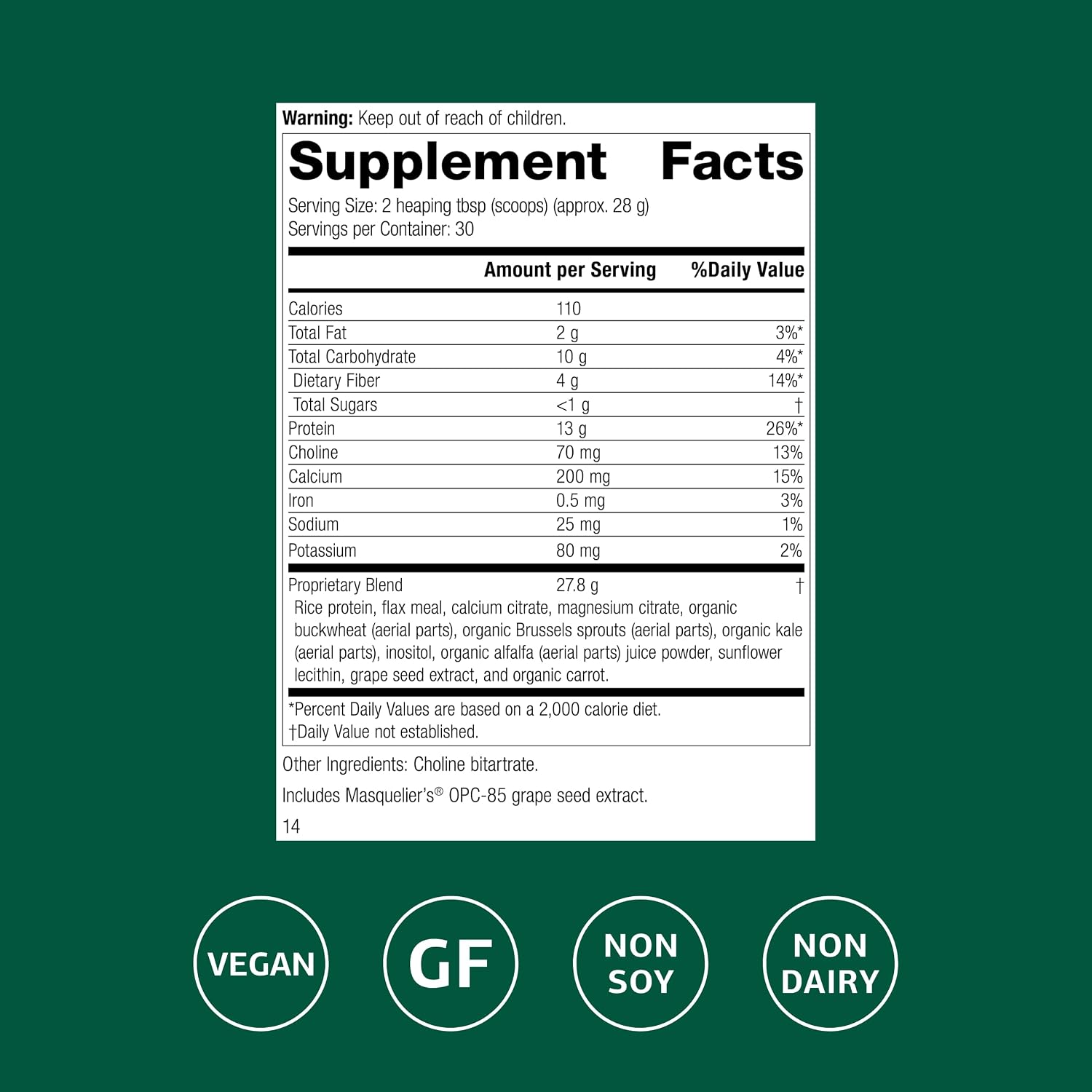 Standard Process SP Complete Dairy-Free - Rice Protein Powder for Amino Acid Support - Supports Gut Health, Liver Function & Immune Health - Vegan