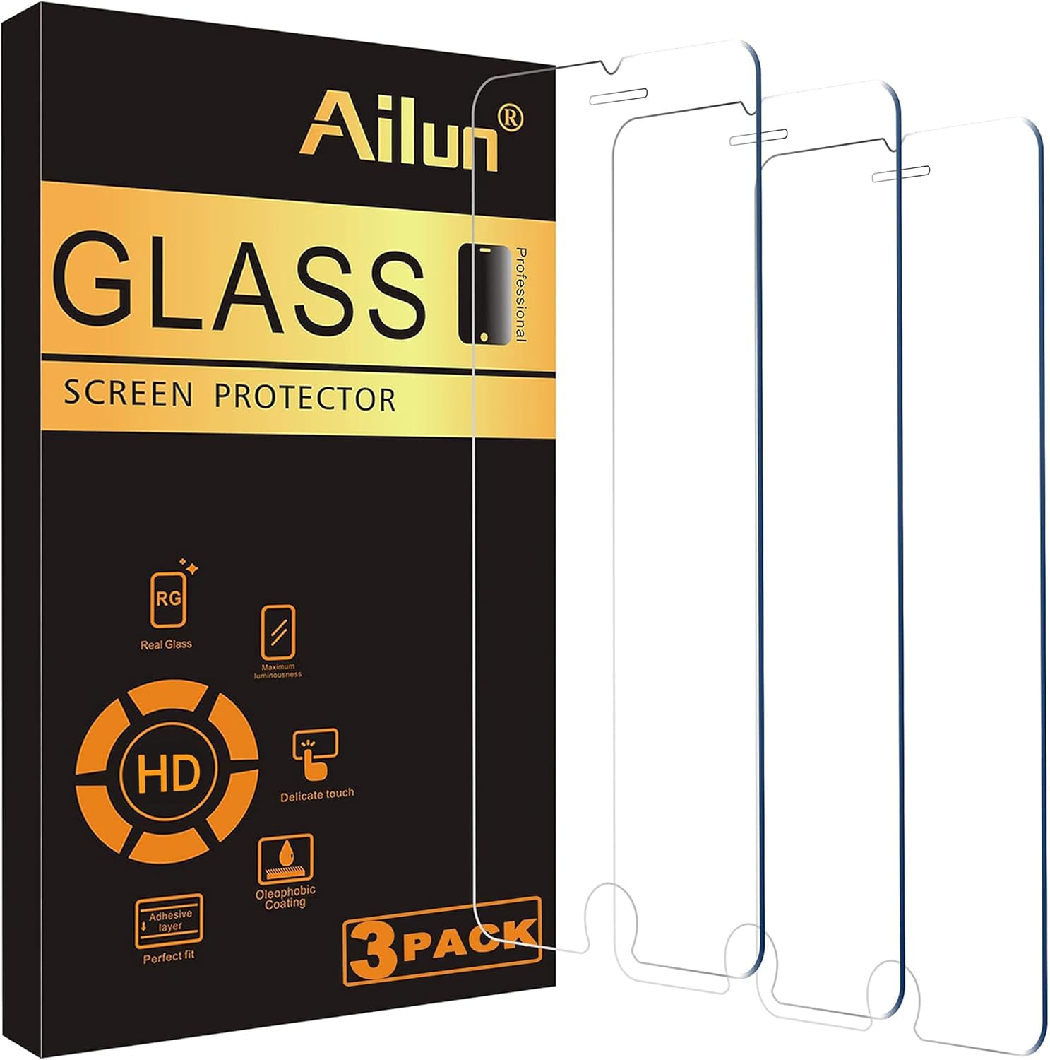 Ailun 3 Pack Screen Protector for iPhone 12 Mini 2020