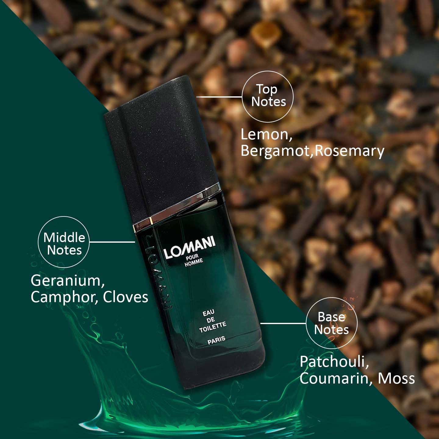 Lomani By Lomani For Men, Eau De Toilette Spray, 3.3-Ounce Bottle
