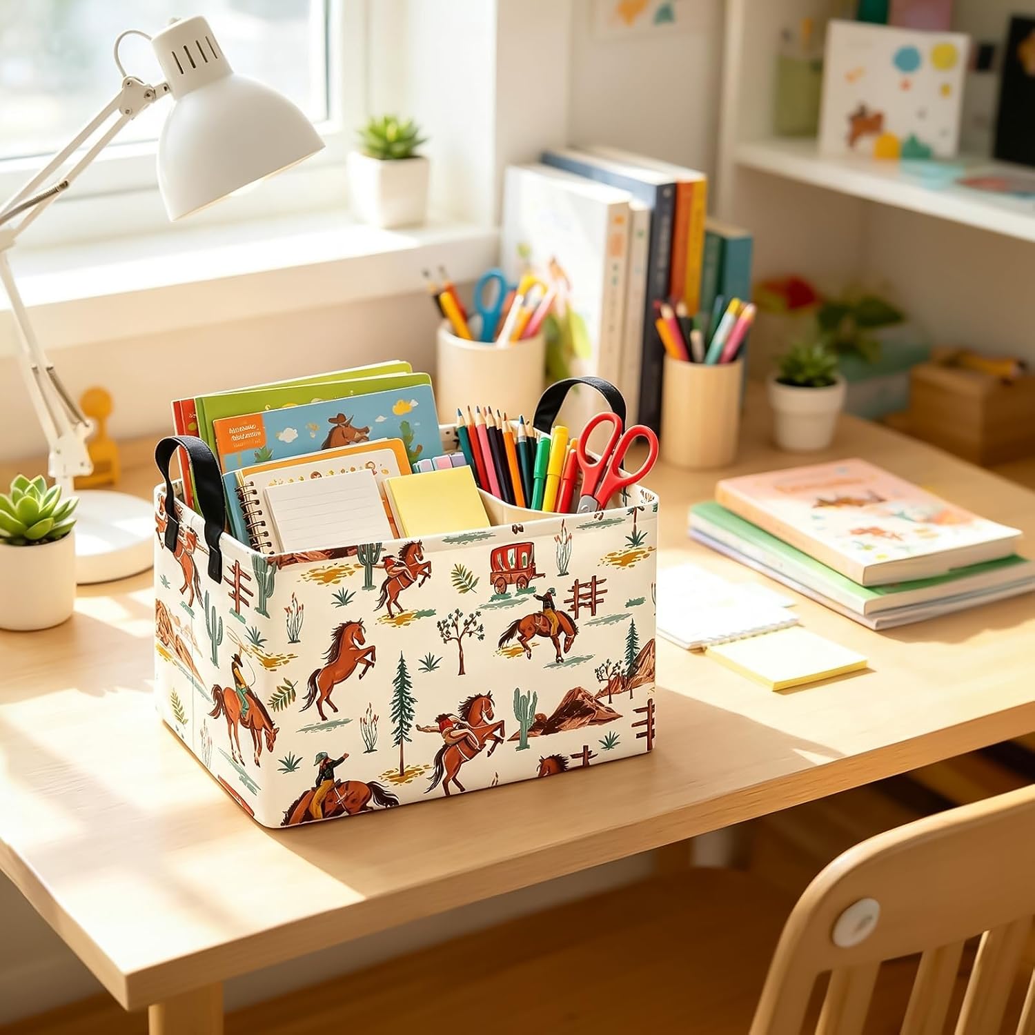 Rectangular Storage Basket Gift Bag Rec Spaceships