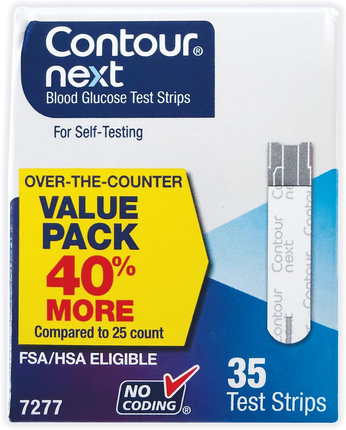Ascensia CONTOUR NEXT Blood Glucose Diabetes Test Strips, 35 Count