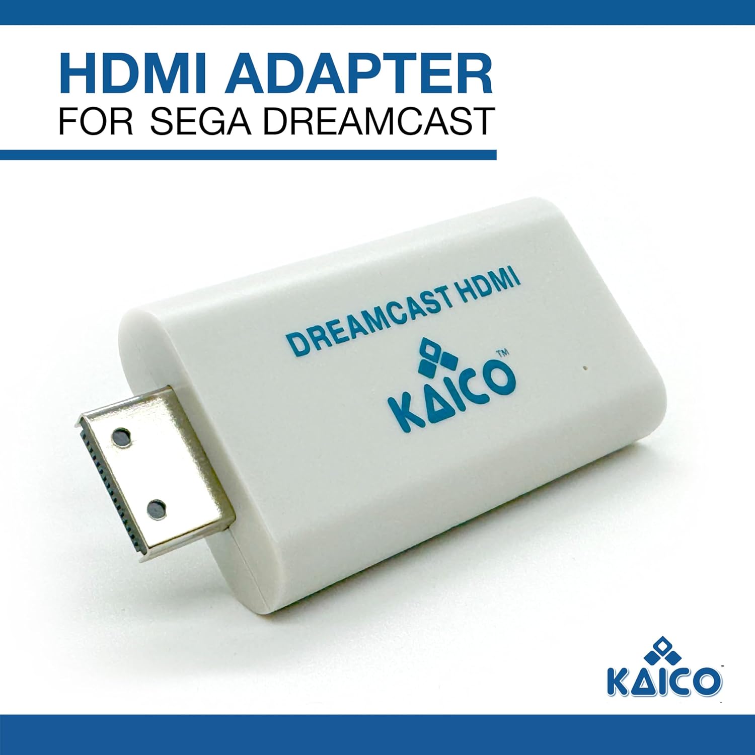 Kaico Dreamcast HDMI Adapter, Plug & Play Converter with VGA & RGBS Support | Supports VGA and RGBS output for Dreamcast games across all regions