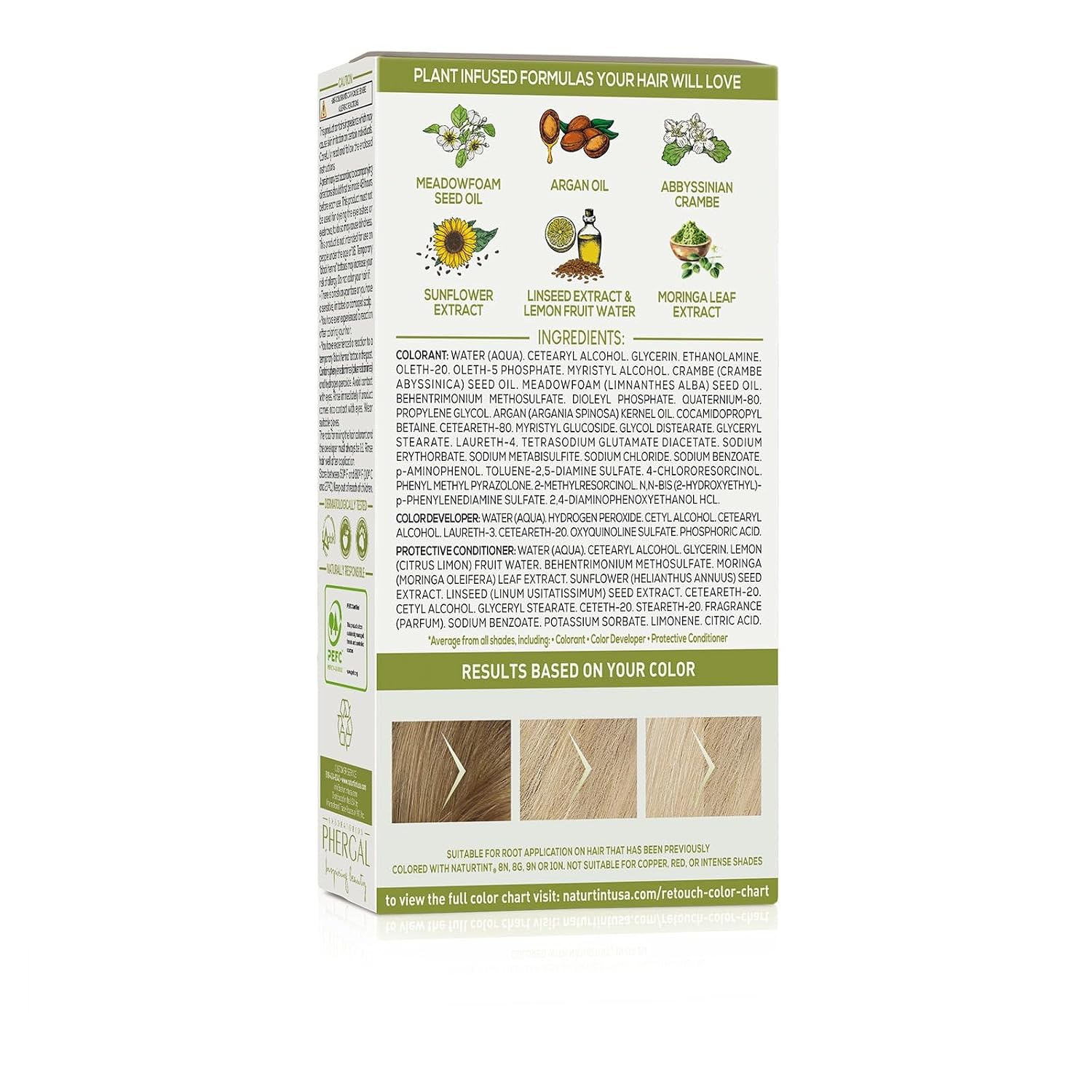 Naturtint Light Brown Root Retouch Crème Permanent Hair Color - Ammonia Free, Conceal Grays, No Artificial Scent, 1.52 Fl Oz