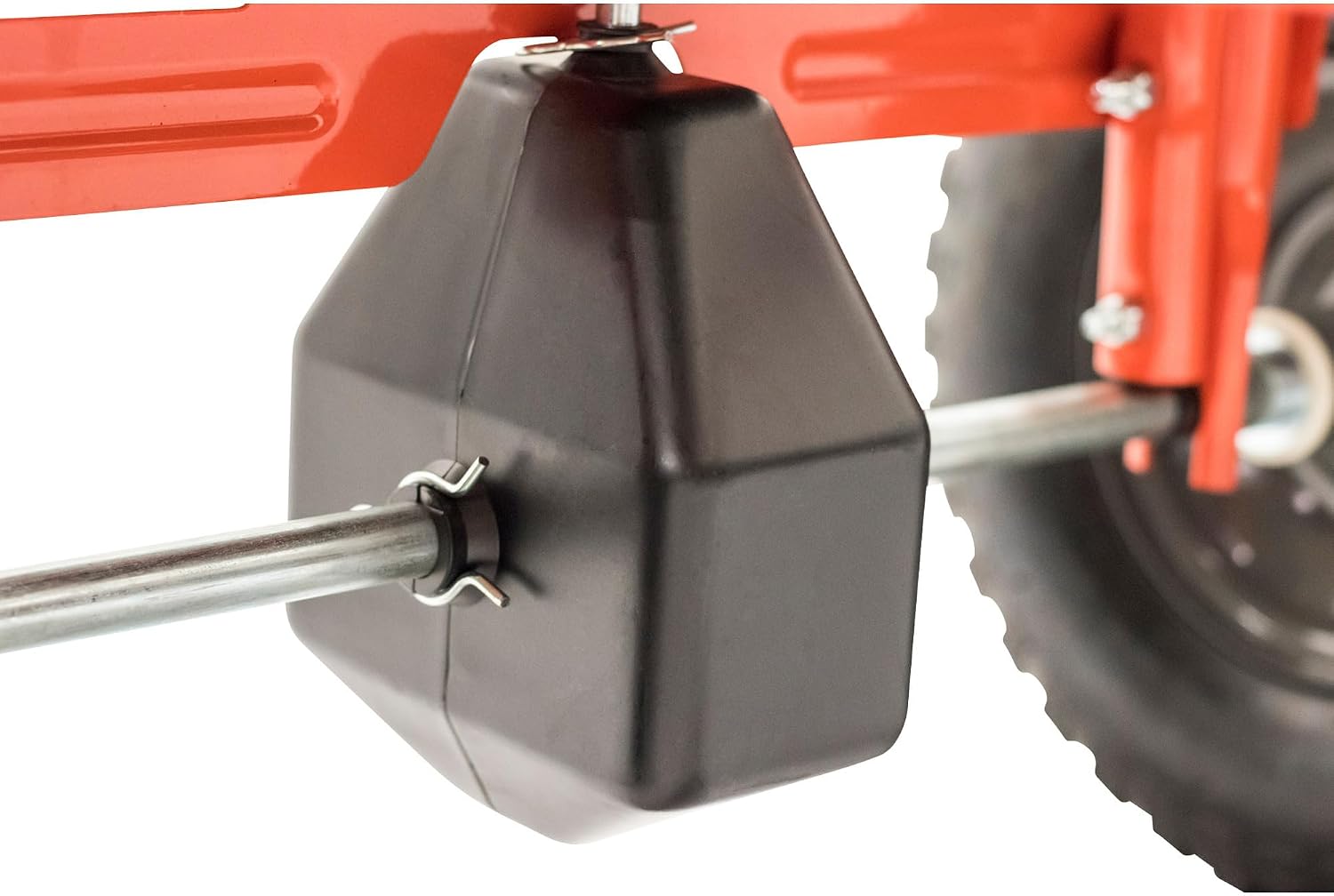 Agri-Fab 45-0462 Push Broadcast Spreader,Orange & Black,130-lb Capacity