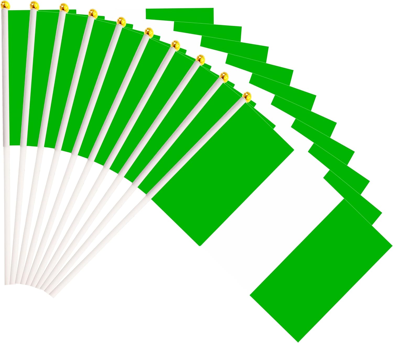 50 Pack Nicaragua Nicaraguan on Stick Flags,Small Mini Hand Held Nicaragua Nicaraguan Flags 5.5x8.3 Inch, Grand Opening, Carnival,Party Events Celebration