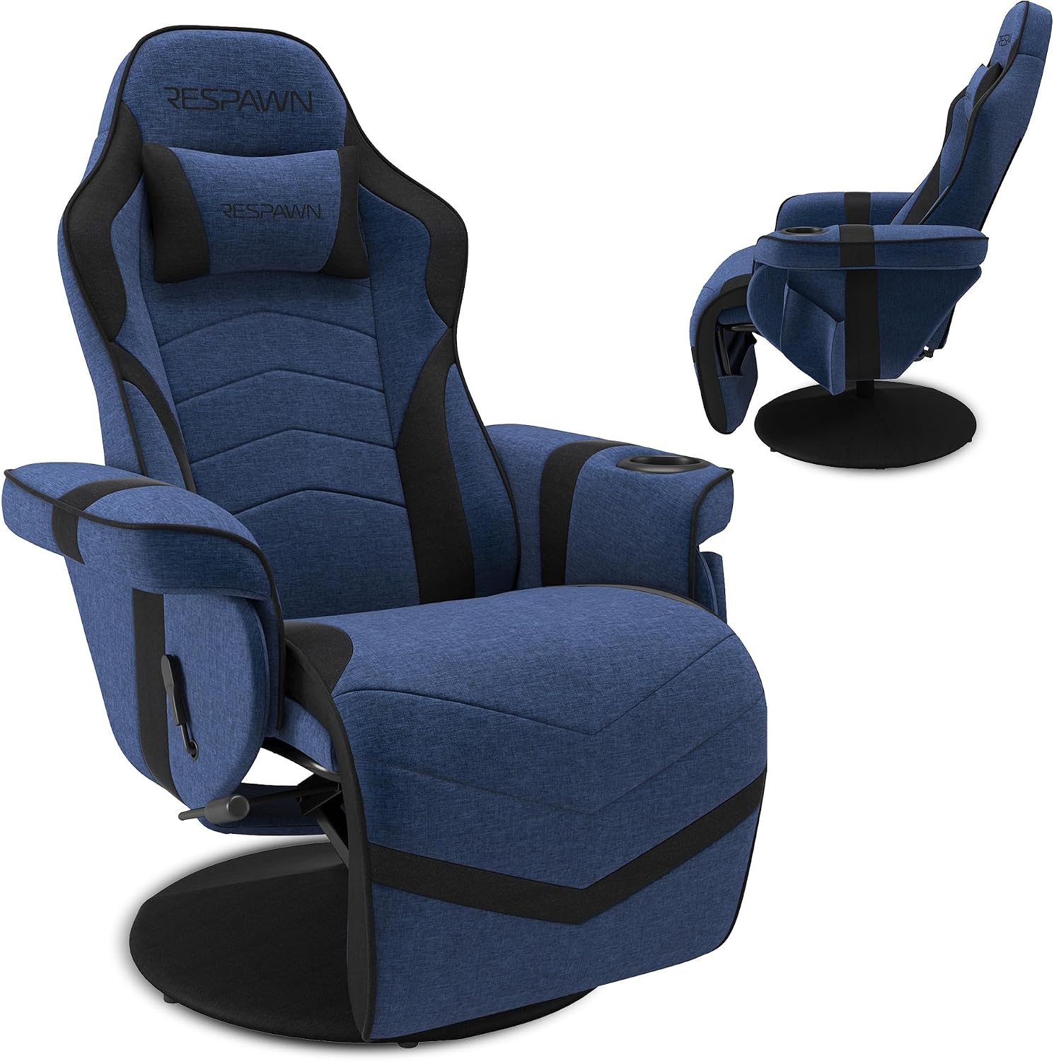 Respawn 900 Gaming Recliner Chair with Footrest, Cup Holder and Swivel