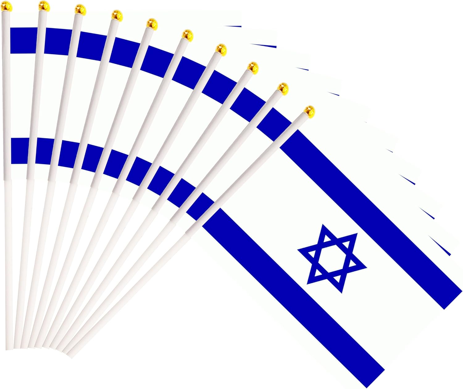50 Pack Nicaragua Nicaraguan on Stick Flags,Small Mini Hand Held Nicaragua Nicaraguan Flags 5.5x8.3 Inch, Grand Opening, Carnival,Party Events Celebration