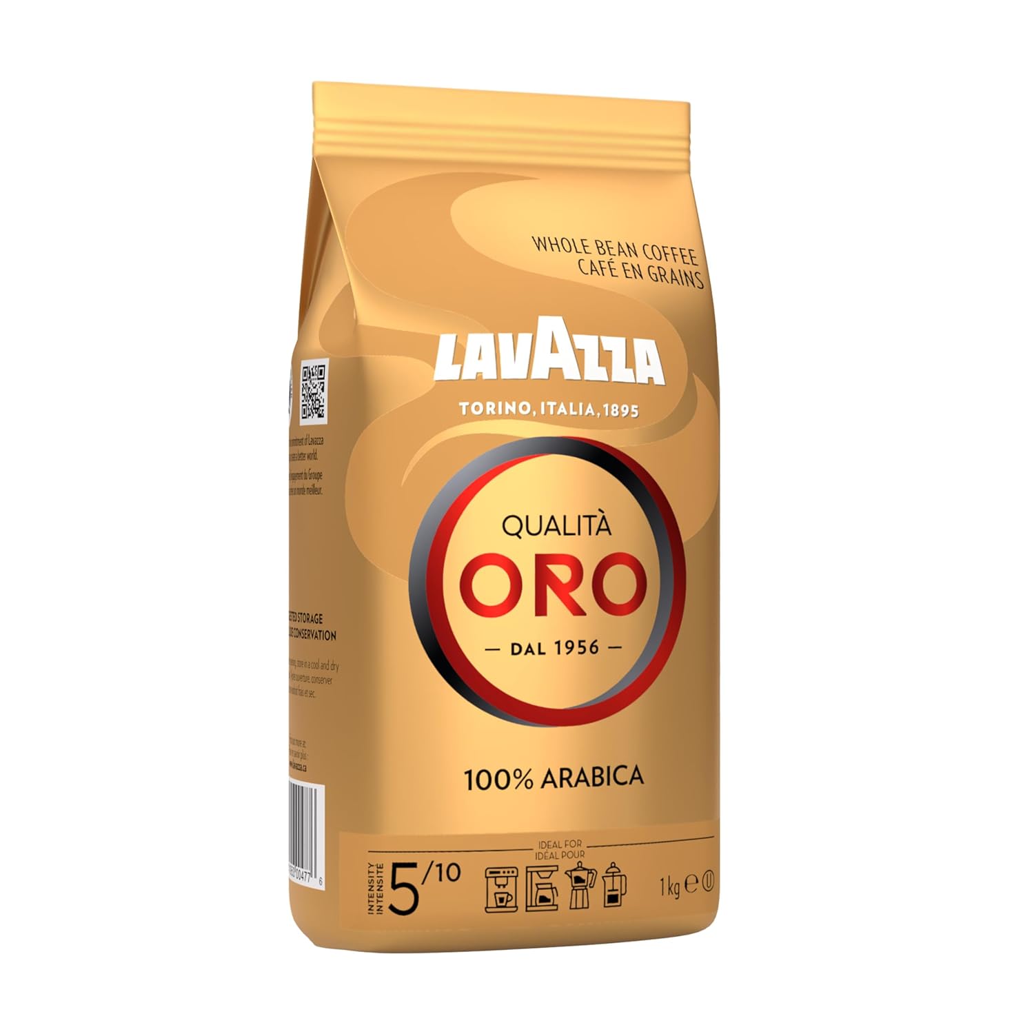 Lavazza QualitÃ Oro Whole Bean Blend, Medium Roast, 2.2 Pound (Pack of 1) ,100% Arabica, Central America & African highland origins, Fruity & Aromatic