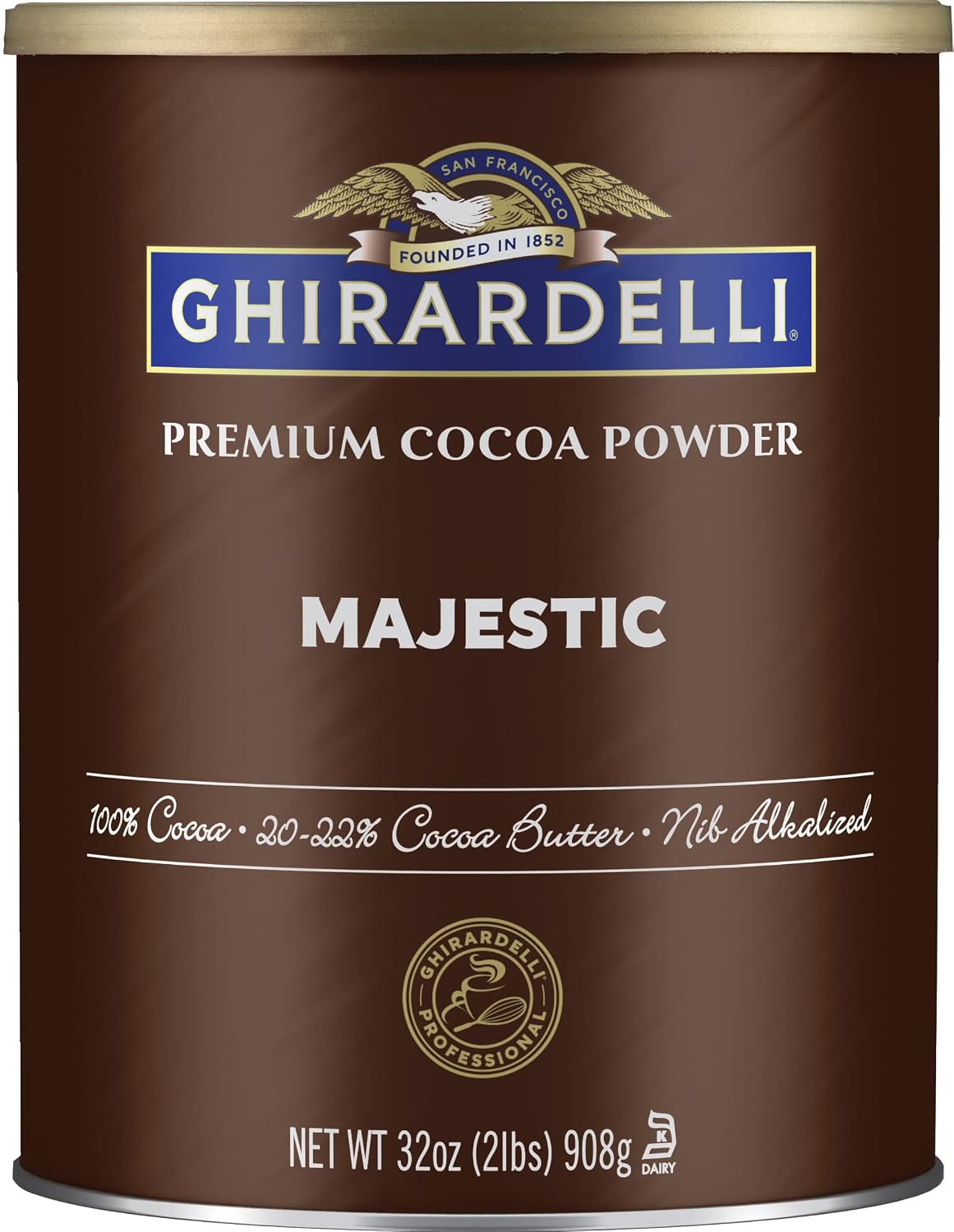 Ghirardelli Majestic Premium Cocoa Powder, 32 oz