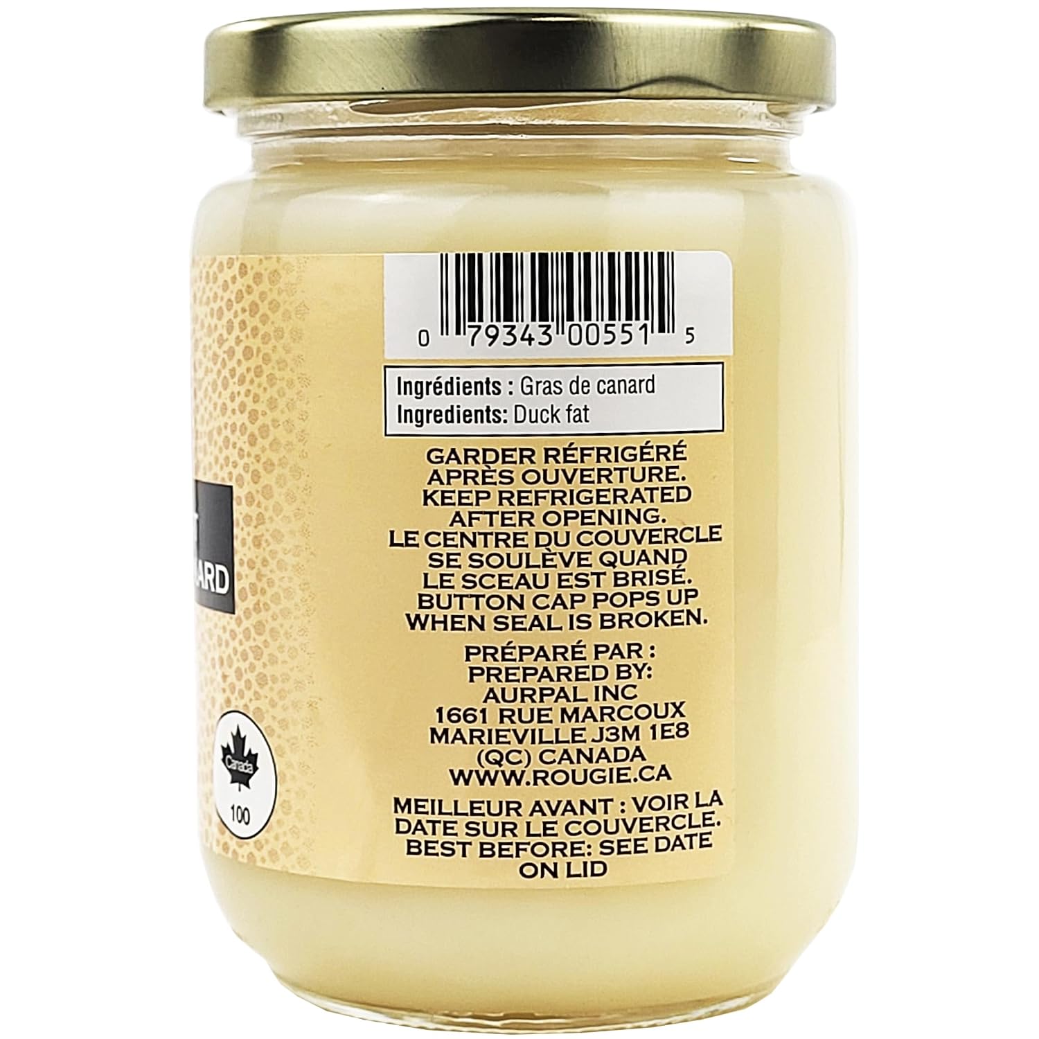 Rougie Duck Fat, 11.28 oz